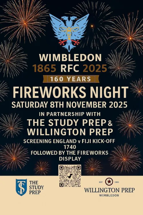 Wimbledon RFC fireworks 2025
